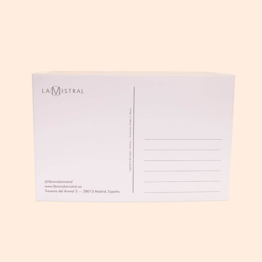 Postal tridimensional La Mistral